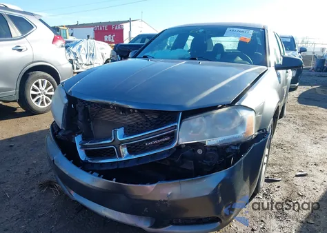 2012 Dodge Avenger Se z USA, uszkodzony, nr VIN 1C3CDZABXCN185966
